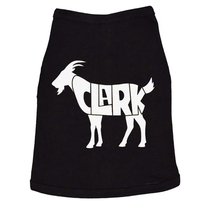 Funny Clark Goat Basketball Fan Gift Doggie Tank