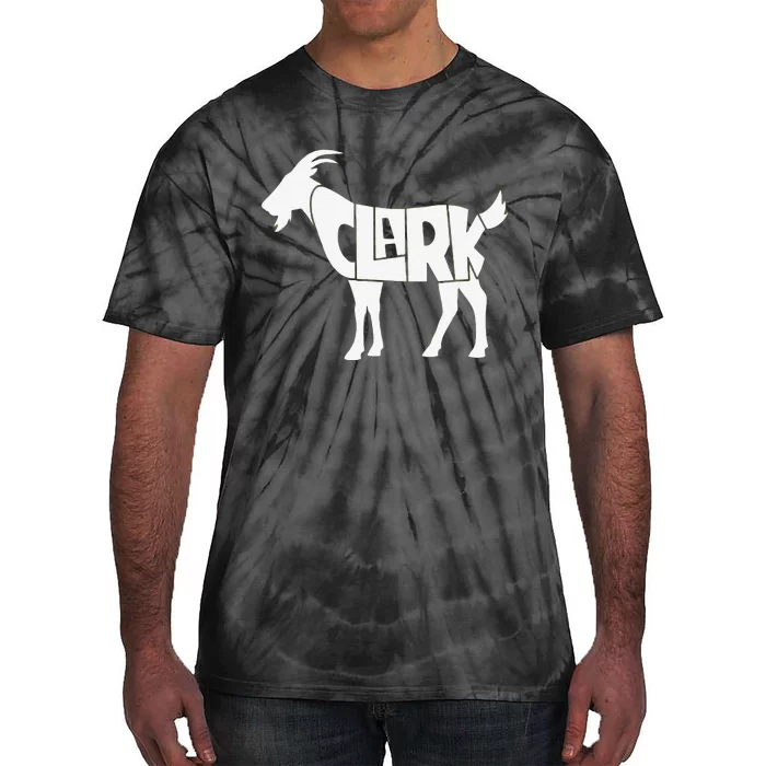 Funny Clark Goat Basketball Fan Gift Tie-Dye T-Shirt