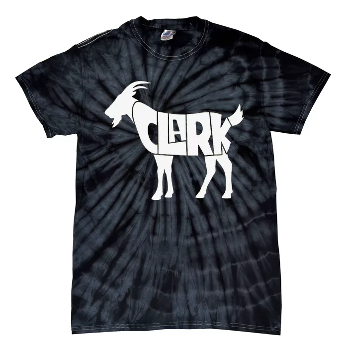 Funny Clark Goat Basketball Fan Gift Tie-Dye T-Shirt