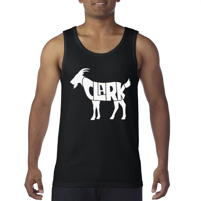 Funny Clark Goat Basketball Fan Gift Tank Top