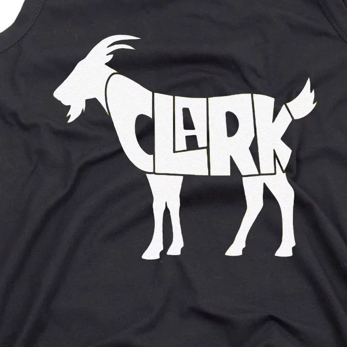 Funny Clark Goat Basketball Fan Gift Tank Top