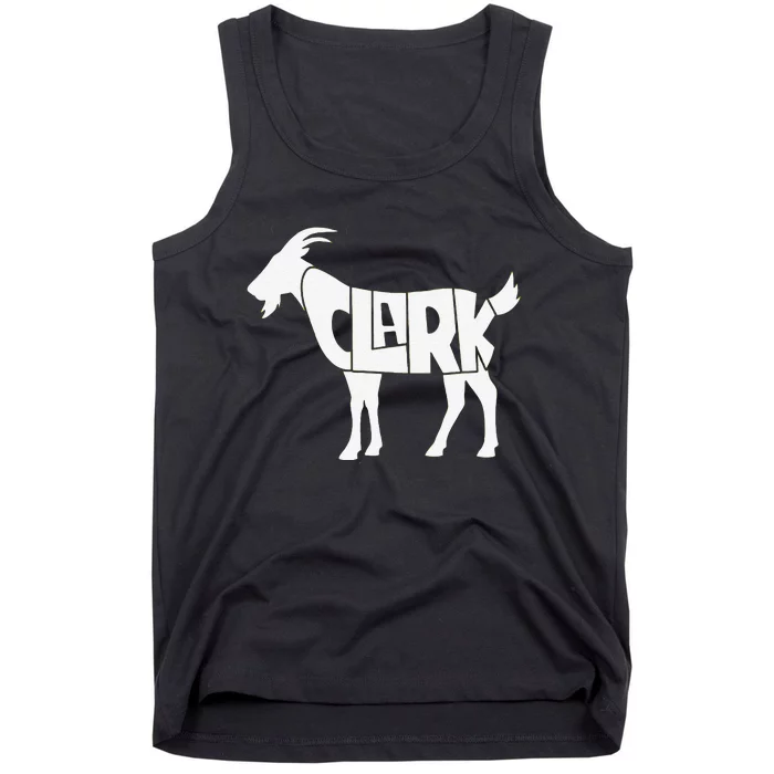 Funny Clark Goat Basketball Fan Gift Tank Top