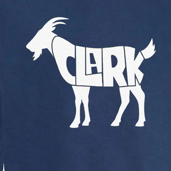 Funny Clark Goat Basketball Fan Gift Garment-Dyed Sweatshirt