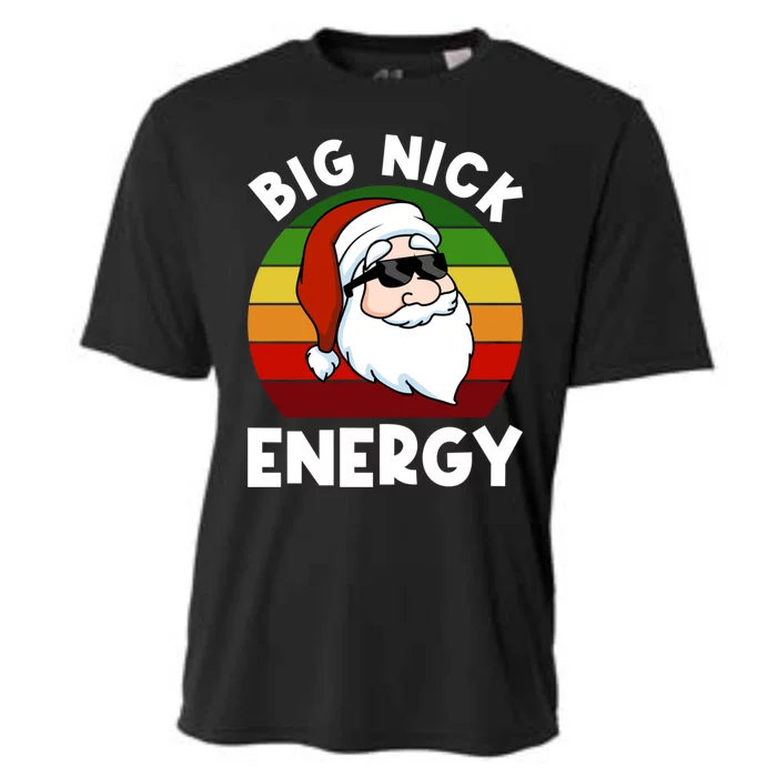 Funny Christmas Gift Santa Gift Big Nick Energy Xmas Cool Gift Cooling Performance Crew T-Shirt