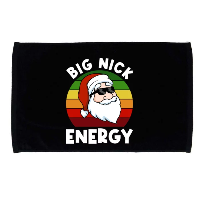 Funny Christmas Gift Santa Gift Big Nick Energy Xmas Cool Gift Microfiber Hand Towel