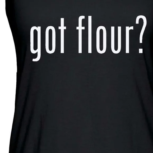 Funny Classic Got Flour Retro Ladies Essential Flowy Tank