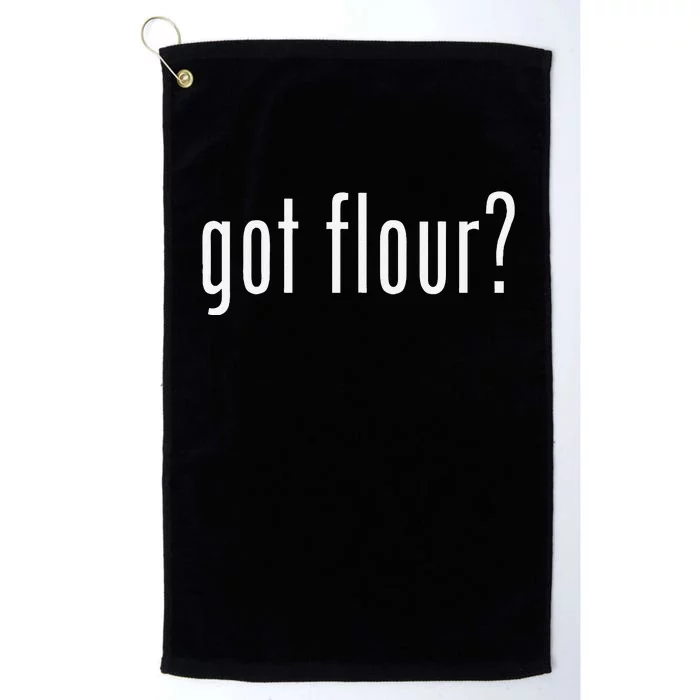 Funny Classic Got Flour Retro Platinum Collection Golf Towel