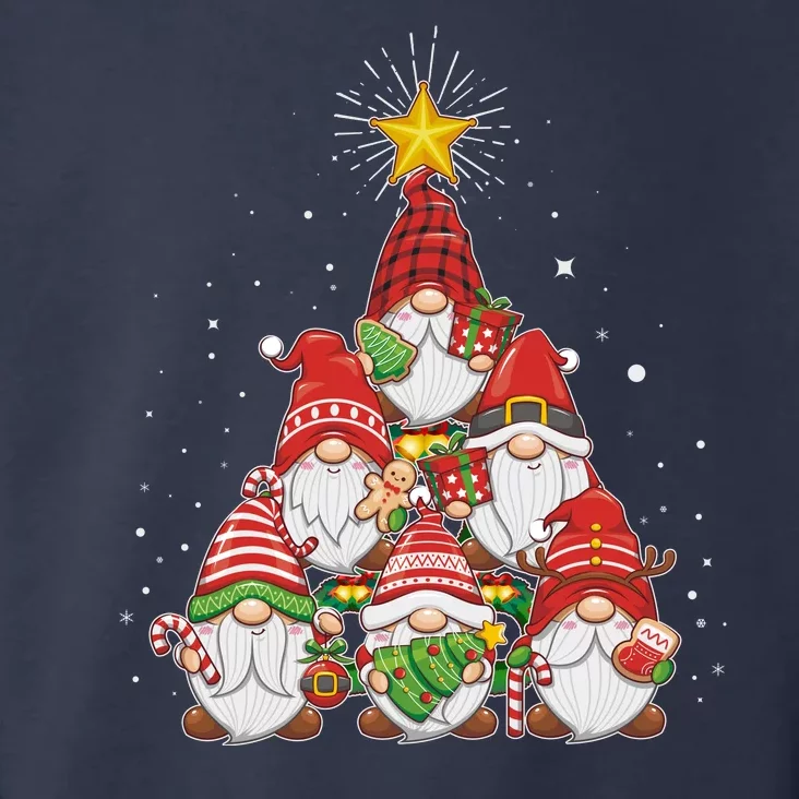 Funny Christmas Gnome Tree Toddler Hoodie