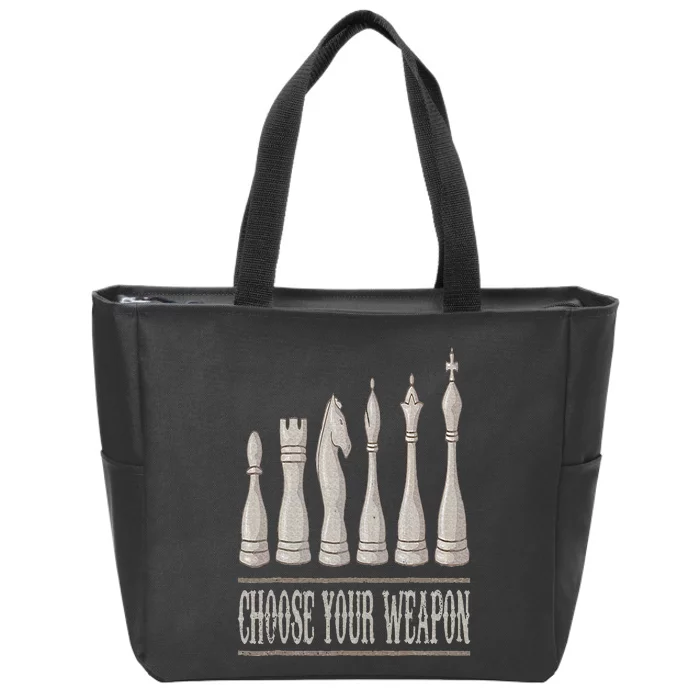 Funny Chess Gift For Chess Love Cool Player Zip Tote Bag