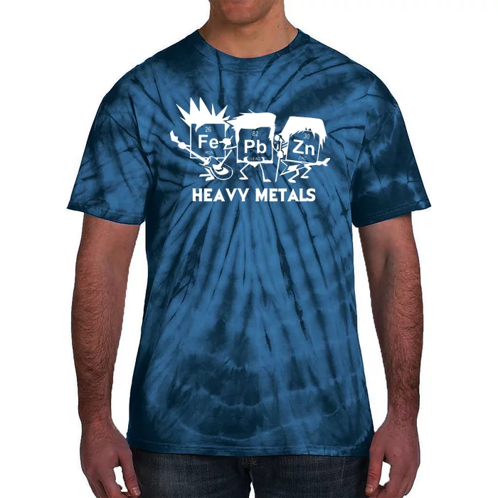 Funny Chemistry Gift Heavy Metals Tie-Dye T-Shirt