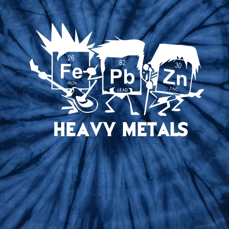 Funny Chemistry Gift Heavy Metals Tie-Dye T-Shirt