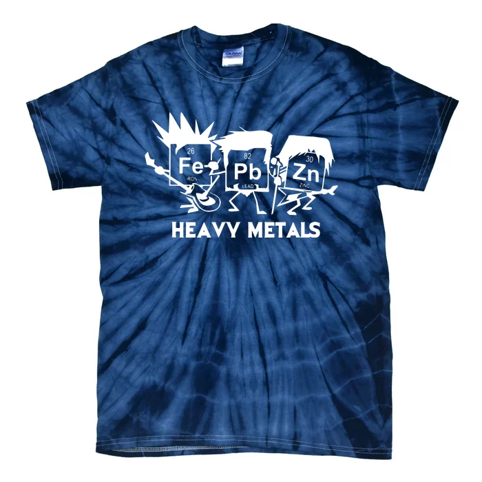 Funny Chemistry Gift Heavy Metals Tie-Dye T-Shirt