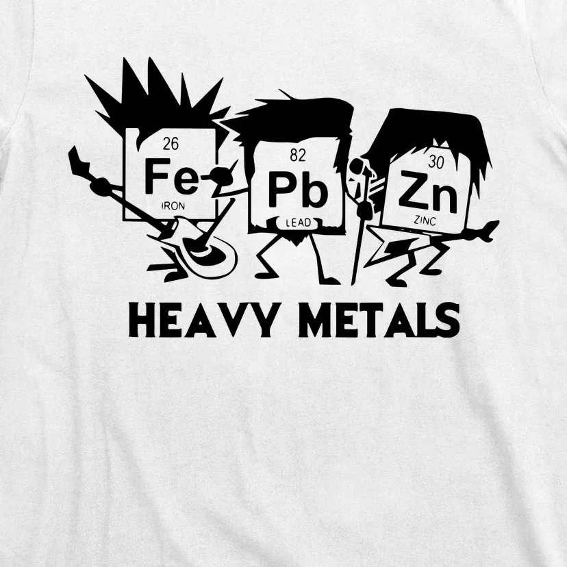 Funny Chemistry Gift Heavy Metals T-Shirt