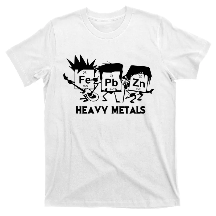 Funny Chemistry Gift Heavy Metals T-Shirt