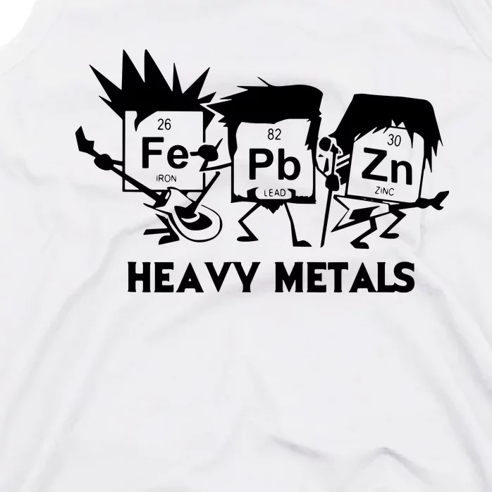 Funny Chemistry Gift Heavy Metals Tank Top