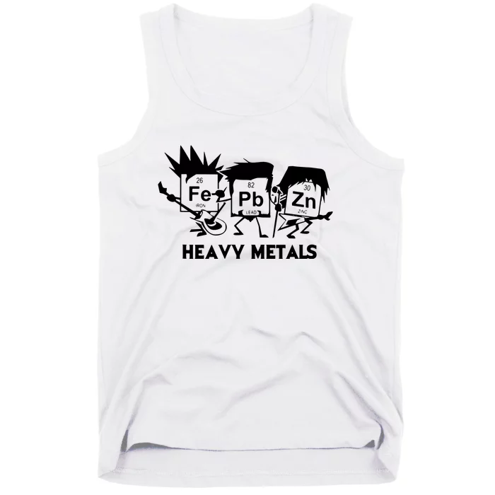 Funny Chemistry Gift Heavy Metals Tank Top