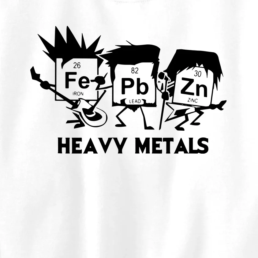 Funny Chemistry Gift Heavy Metals Kids Sweatshirt