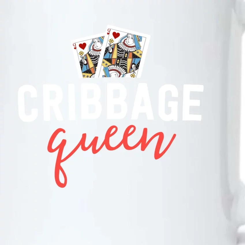 Funny Cribbage Gift Cribbage Queen Player Mom Gift Great Gift Black Color Changing Mug