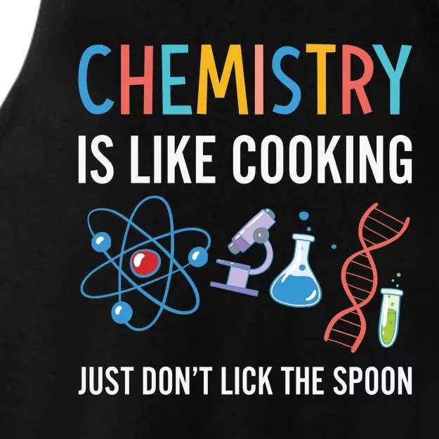 Funny Chemist Gifts Chemistry Is Like Cooking Science Nerd Ladies Tri-Blend Wicking Tank