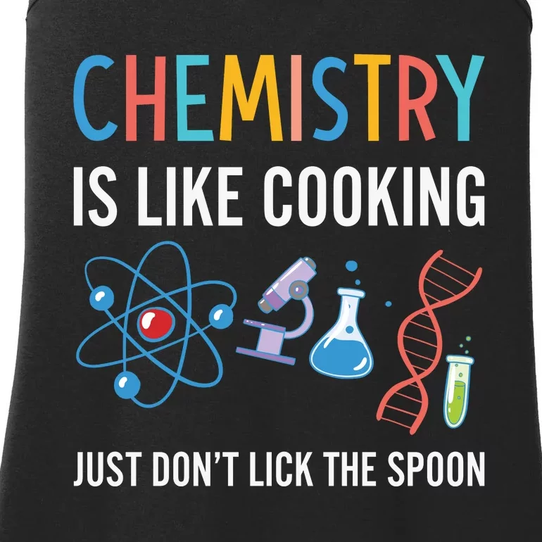 Funny Chemist Gifts Chemistry Is Like Cooking Science Nerd Ladies Essential Tank