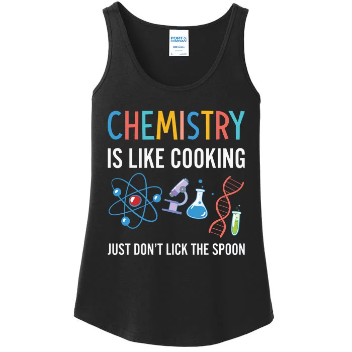 Funny Chemist Gifts Chemistry Is Like Cooking Science Nerd Ladies Essential Tank