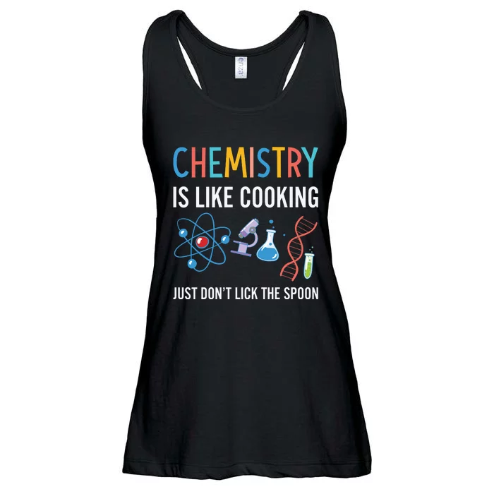 Funny Chemist Gifts Chemistry Is Like Cooking Science Nerd Ladies Essential Flowy Tank