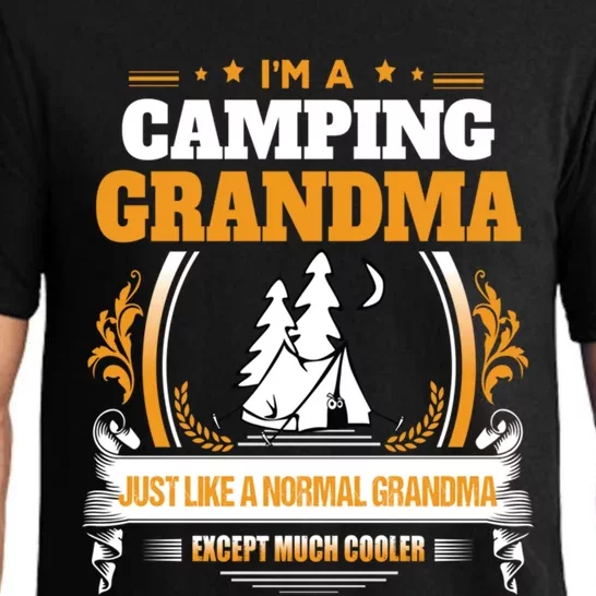 Funny Camping Grandma Gift For Grandma Pajama Set