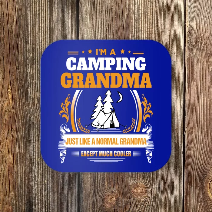 Funny Camping Grandma Gift For Grandma Coaster