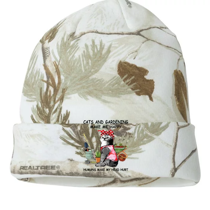 Funny Cats Garden For Women Kati - 12in Camo Beanie