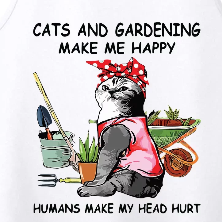 Funny Cats Garden For Women Performance Tank