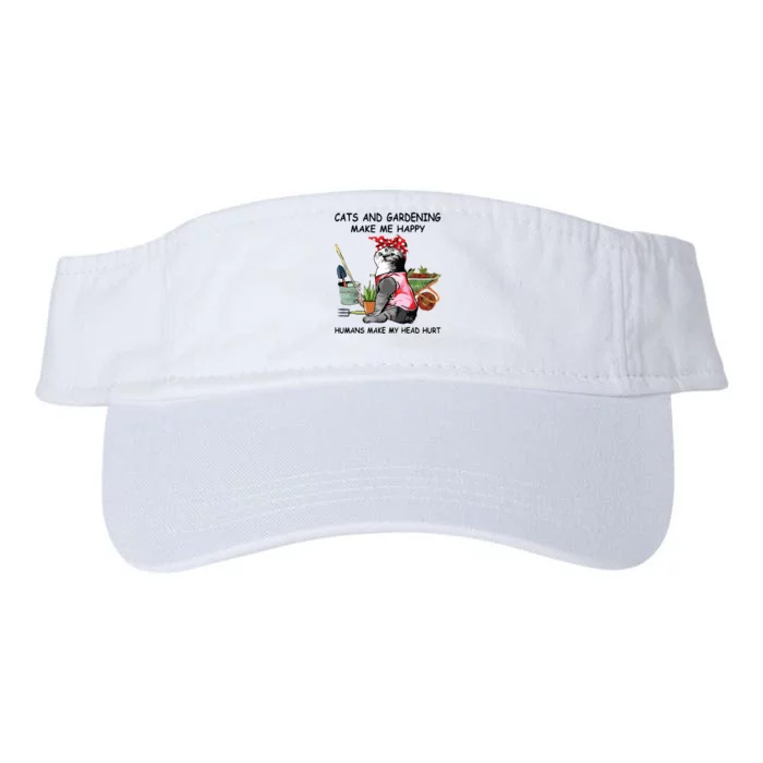 Funny Cats Garden For Women Valucap Bio-Washed Visor