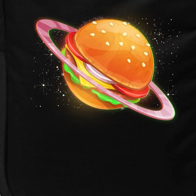 Funny Cosmic Galaxy Burger Planet Impact Tech Backpack