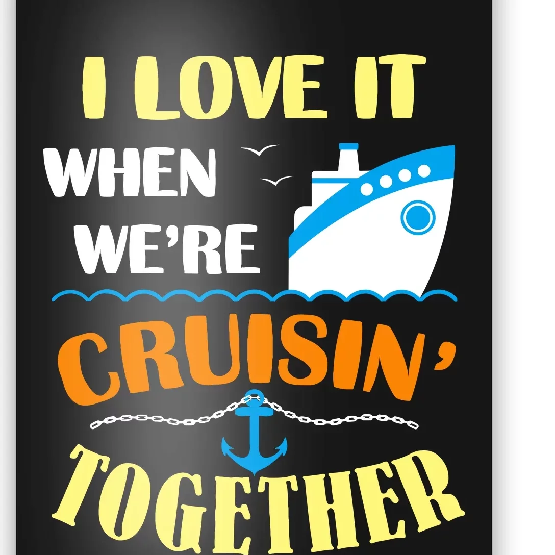 Family Cruise Group Cruise Humor Cruising Gifts Cute Cruises Poster