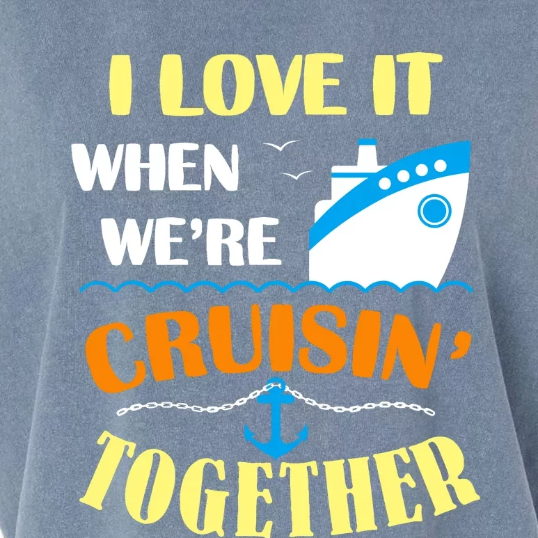 Family Cruise Group Cruise Humor Cruising Gifts Cute Cruises Garment-Dyed Women's Muscle Tee