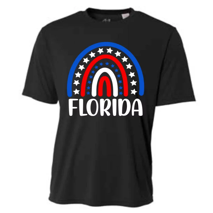 Florida Cool Gift I Love Florida Usa Gift Cooling Performance Crew T-Shirt