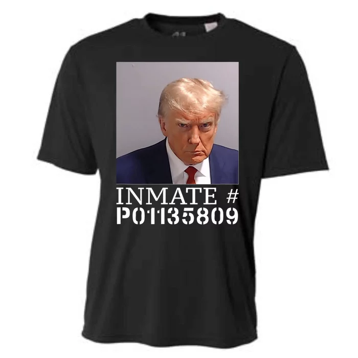 Fulton County Georgia Jail Prisoner Inmate P01135809 Mugshot Cooling Performance Crew T-Shirt