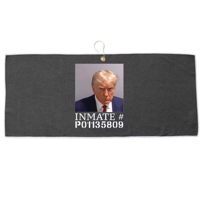 Fulton County Georgia Jail Prisoner Inmate P01135809 Mugshot Large Microfiber Waffle Golf Towel