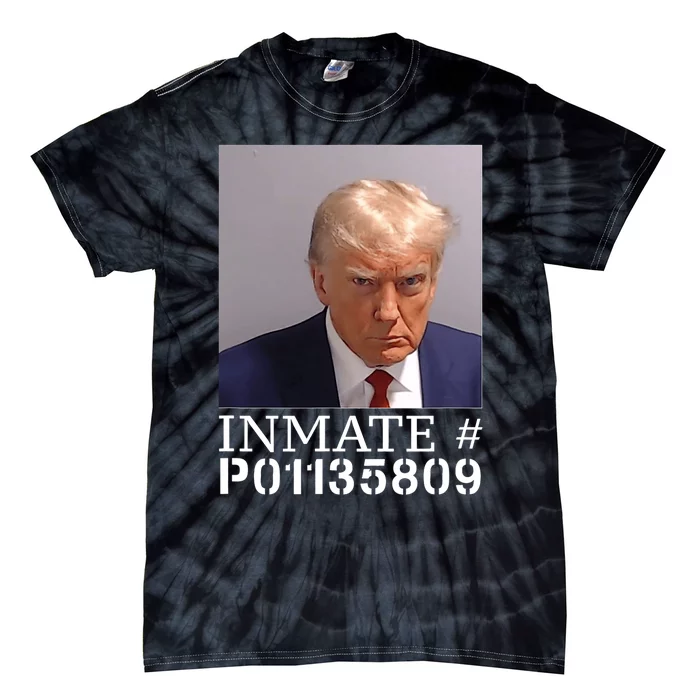 Fulton County Georgia Jail Prisoner Inmate P01135809 Mugshot Tie-Dye T-Shirt