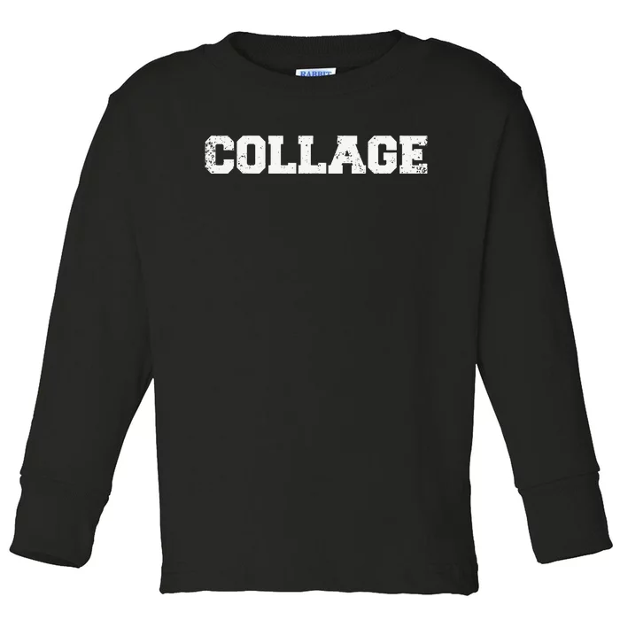 Funny College Graduation Toddler Long Sleeve Shirt