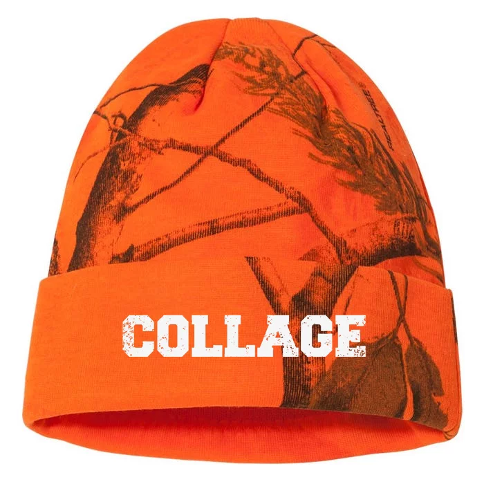 Funny College Graduation Kati - 12in Camo Beanie