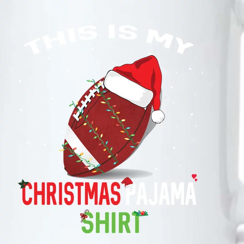 Football Christmas Gift Pajama Tee Family Matching 2020 Funny Gift Black Color Changing Mug