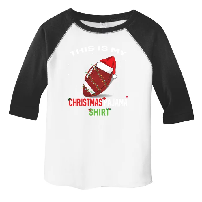 Football Christmas Gift Pajama Tee Family Matching 2020 Funny Gift Toddler Fine Jersey T-Shirt