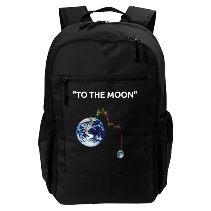 Funny Crypto Going Down To The Moon Daily Commute Backpack