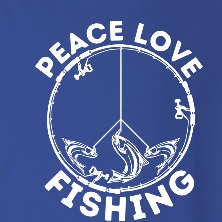 Fisher Cool Gift Love Peace Fishing Fisher Fisher Meaningful Gift Toddler Long Sleeve Shirt