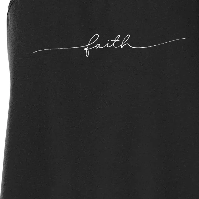 Faith Christianity Gift Women's Racerback Tank