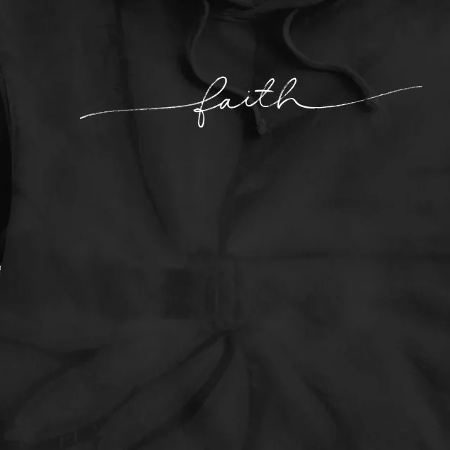 Faith Christianity Gift Tie Dye Hoodie