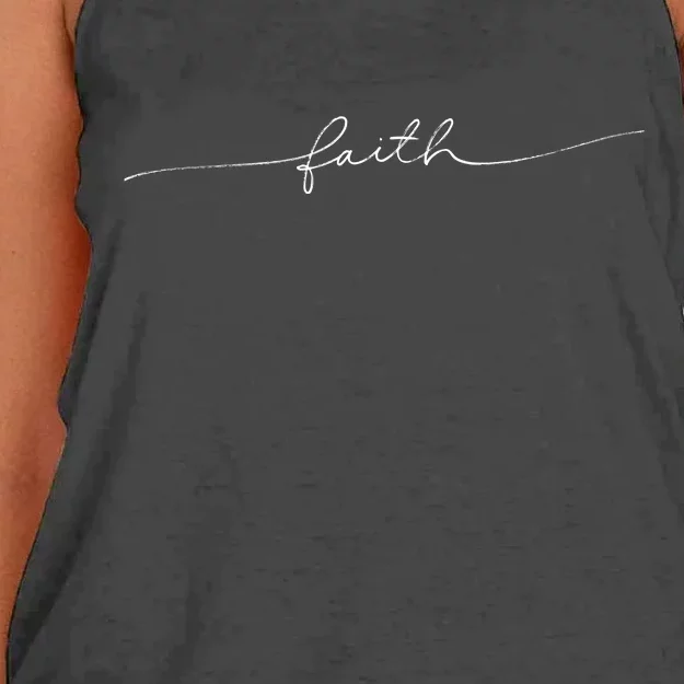 Faith Christianity Gift Women's Knotted Racerback Tank