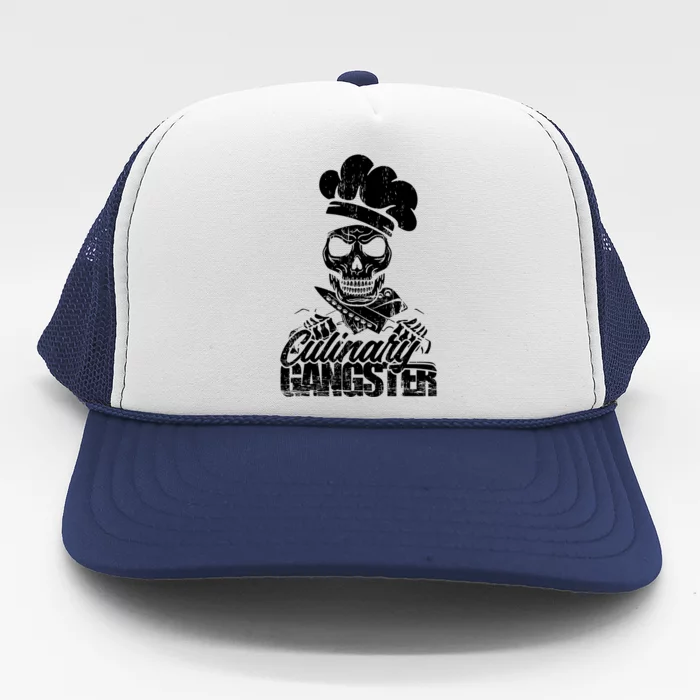 Funny Culinary Gangster Gift Trucker Hat