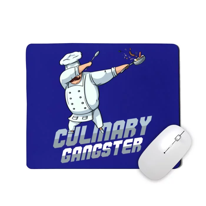 Funny Culinary Gangster Dabbing Chef Kitchen Cook Chef Cute Gift Mousepad