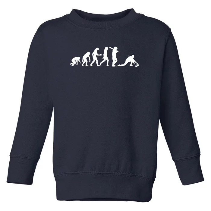 Funny Curling Gift For Men Women Curling Team Stone Player Toddler Sweatshirt